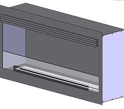Встраиваемый очаг BioKer/DP design Стандарт 1235x295x635 мм BioKer/DP design Стандарт 1235x295x635 мм
