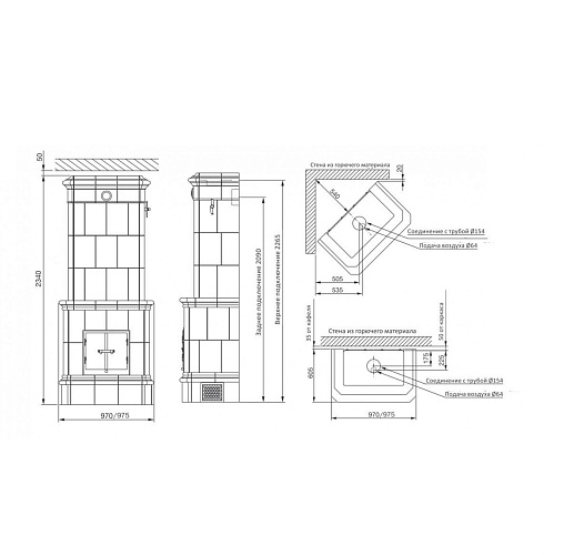 Contura duo 103, дверца - латунь_2