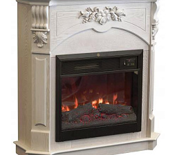 Электрический каминокомплект RealFlame Siciliy 23 WT очаг Optima 23 белый дуб фронтальный RealFlame Siciliy 23 WT очаг Optima 23 белый дуб фронтальный