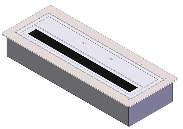Tопливный блок DP design Elegante 100 см + термоплощадка_0
