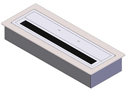 Tопливный блок DP design Elegante 40 см + термоплощадка