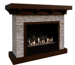 Каминокомплект Firezo Chalet 60, Темный дуб Firezo Chalet 60, Темный дуб