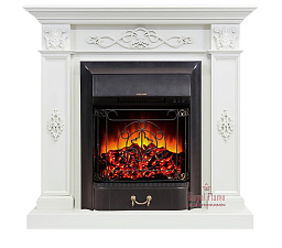 Каминокомплект Royal Flame Derby очаг Majestic FX Black белый дуб Royal Flame Derby очаг Majestic FX Black белый дуб