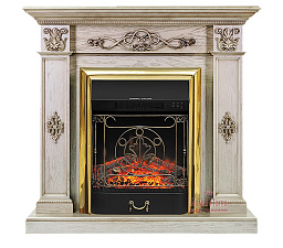 Каминокомплект Royal Flame Derby очаг Majestic FX Brass old silver Royal Flame Derby очаг Majestic FX Brass old silver