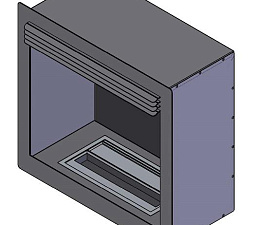 Встраиваемый очаг BioKer/DP design Стандарт 663x300x620 мм BioKer/DP design Стандарт 663x300x620 мм