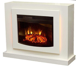 Электрический каминокомплект Home-flame белый/черный Home-flame белый/черный