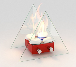 Напольный биокамин Lux Fire Вулкан M Lux Fire Вулкан M