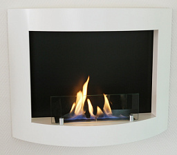 Настенный биокамин DP design Curvo Bianco белый DP design Curvo Bianco белый