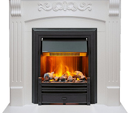 Паровой электрокамин Dimplex Sorrento очаг Brookline Black белый дуб Dimplex Sorrento очаг Brookline Black белый дуб